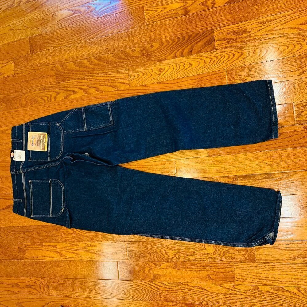 Lot of 2 DICKIES Brand New Carpenter Jeans Relaxed Fit 34 Waist - Picture 9 of 10